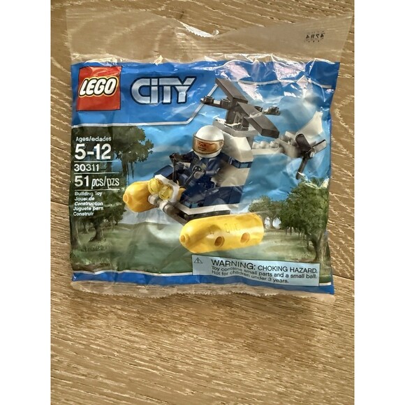 LEGO CITY: Swamp Police Helicopter 30311 - Poly Bag - NEW LEGO Toy Gift Idea - Picture 3 of 4